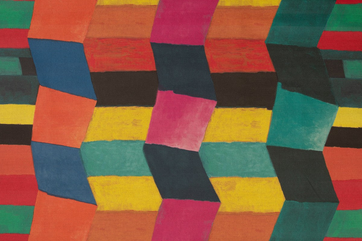 Zig Zag Hot Pink fabric by Christopher Farr Cloth
