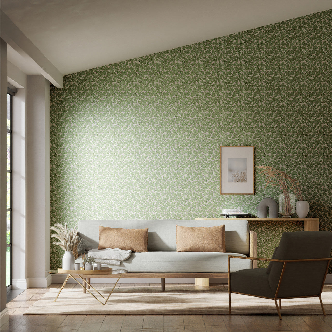 112934 Zori Colour 3 Forest Wallpaper by Harlequin