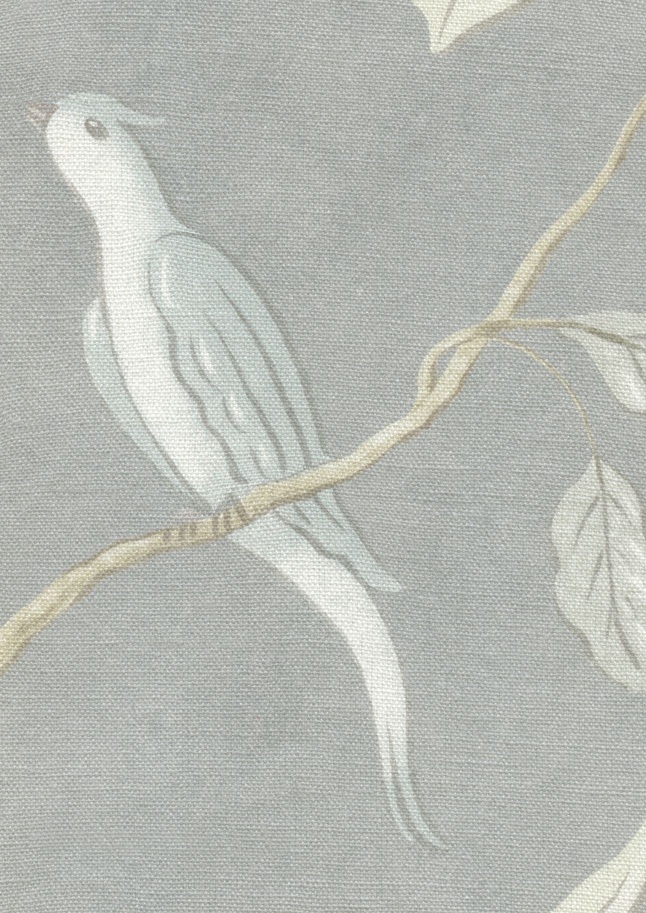 LW 132 264 Adam'S Eden Honey Dove Fabric by Lewis & Wood