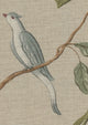 Adam's Eden Taupe Bare Bones Fabric by Lewis & Wood