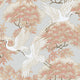 Sprig & Heron Coral Tea Garden Wallpaper by York Wallcoverings