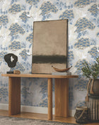Sprig & Heron Blue Tea Garden Wallpaper by York Wallcoverings