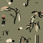 AN4601-1 Ukiyo Green Ania Wallpaper by Tres Tintas