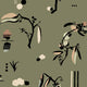 Ukiyo Green Ania Wallpaper by Tres Tintas