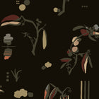 AN4601-5 Ukiyo Black Ania Wallpaper by Tres Tintas