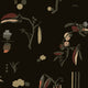 Ukiyo Black Ania Wallpaper by Tres Tintas