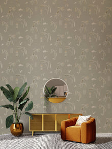 AN4601-6 Ukiyo Grey Ania Wallpaper by Tres Tintas