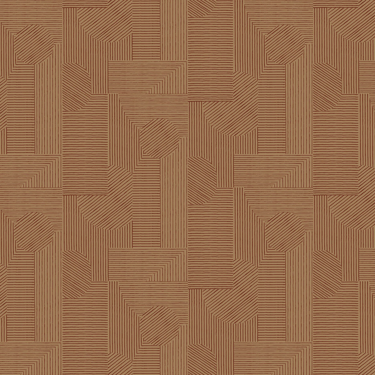 AN4602-4 Andana Terracotta Ania Wallpaper by Tres Tintas