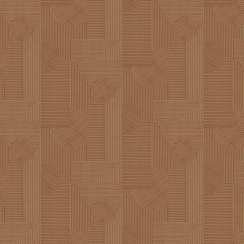Andana Terracotta Ania Wallpaper by Tres Tintas