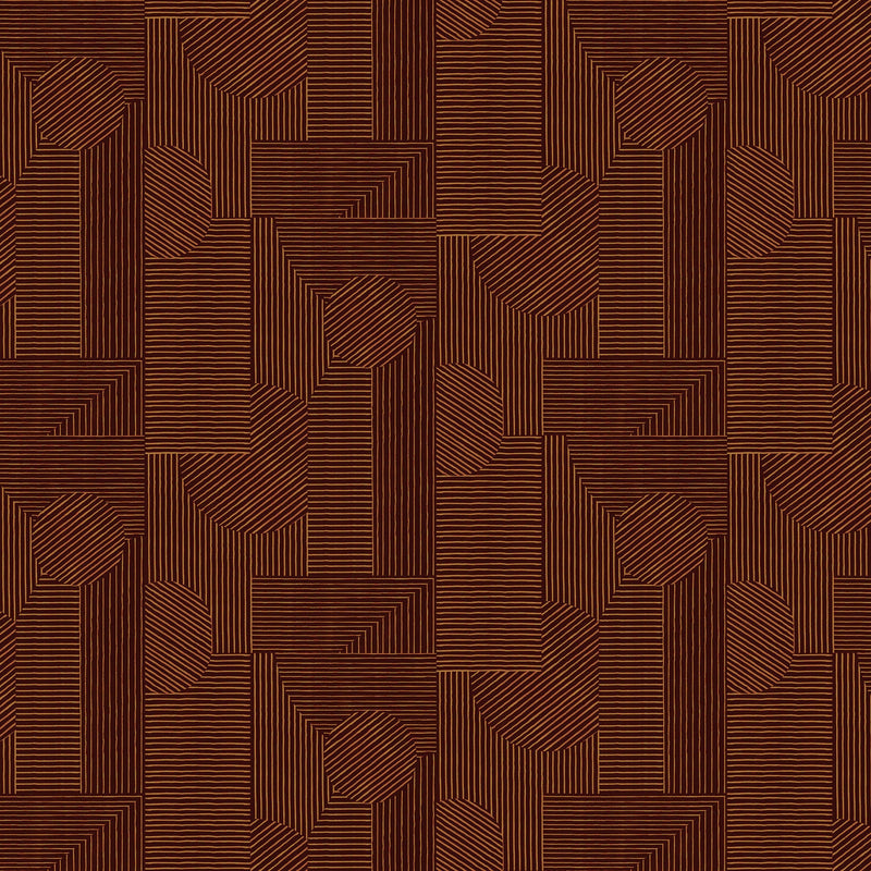 Andana Red Ania Wallpaper by Tres Tintas