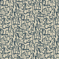 Verso Dark Blue Ania Wallpaper by Tres Tintas