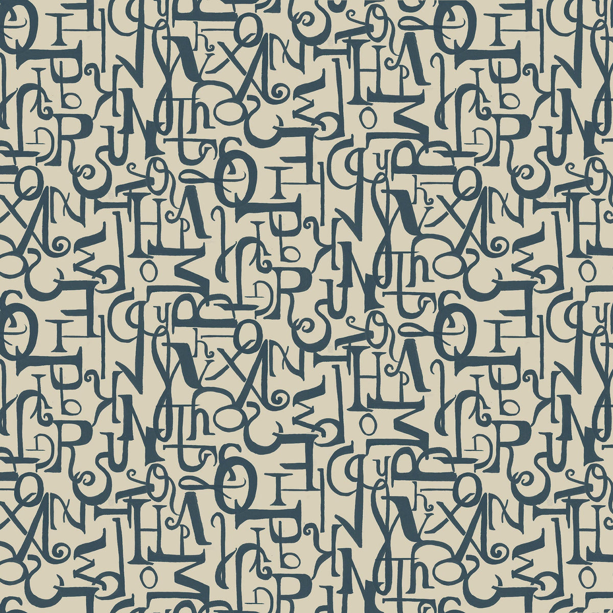 AN4603-3 Verso Dark Blue Ania Wallpaper by Tres Tintas