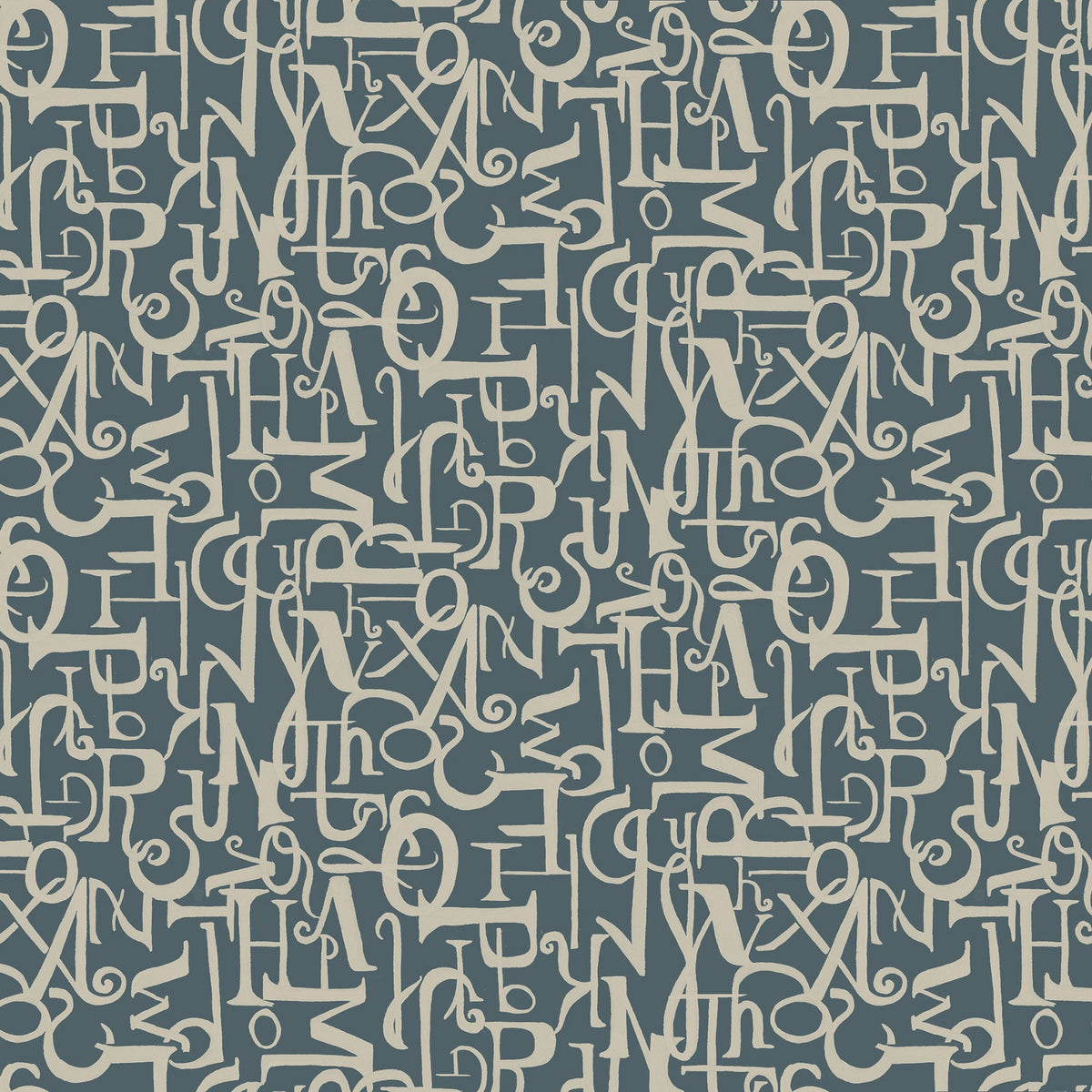 AN4603-4 Verso Dark Blue Ania Wallpaper by Tres Tintas