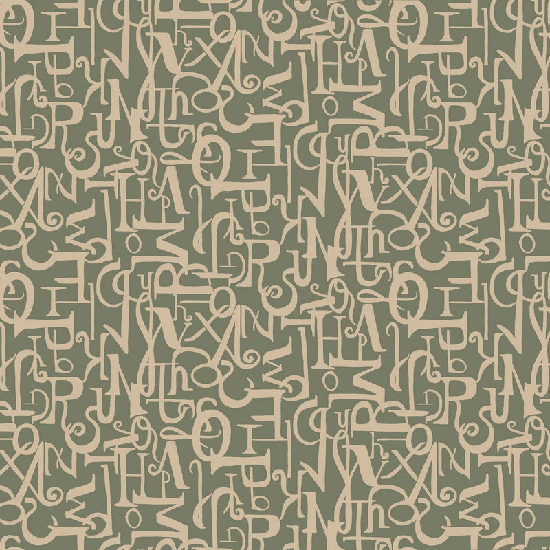 Verso Green Ania Wallpaper by Tres Tintas