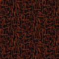 Verso Red Ania Wallpaper by Tres Tintas
