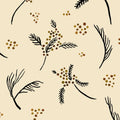 Algaida Beige Ania Wallpaper by Tres Tintas