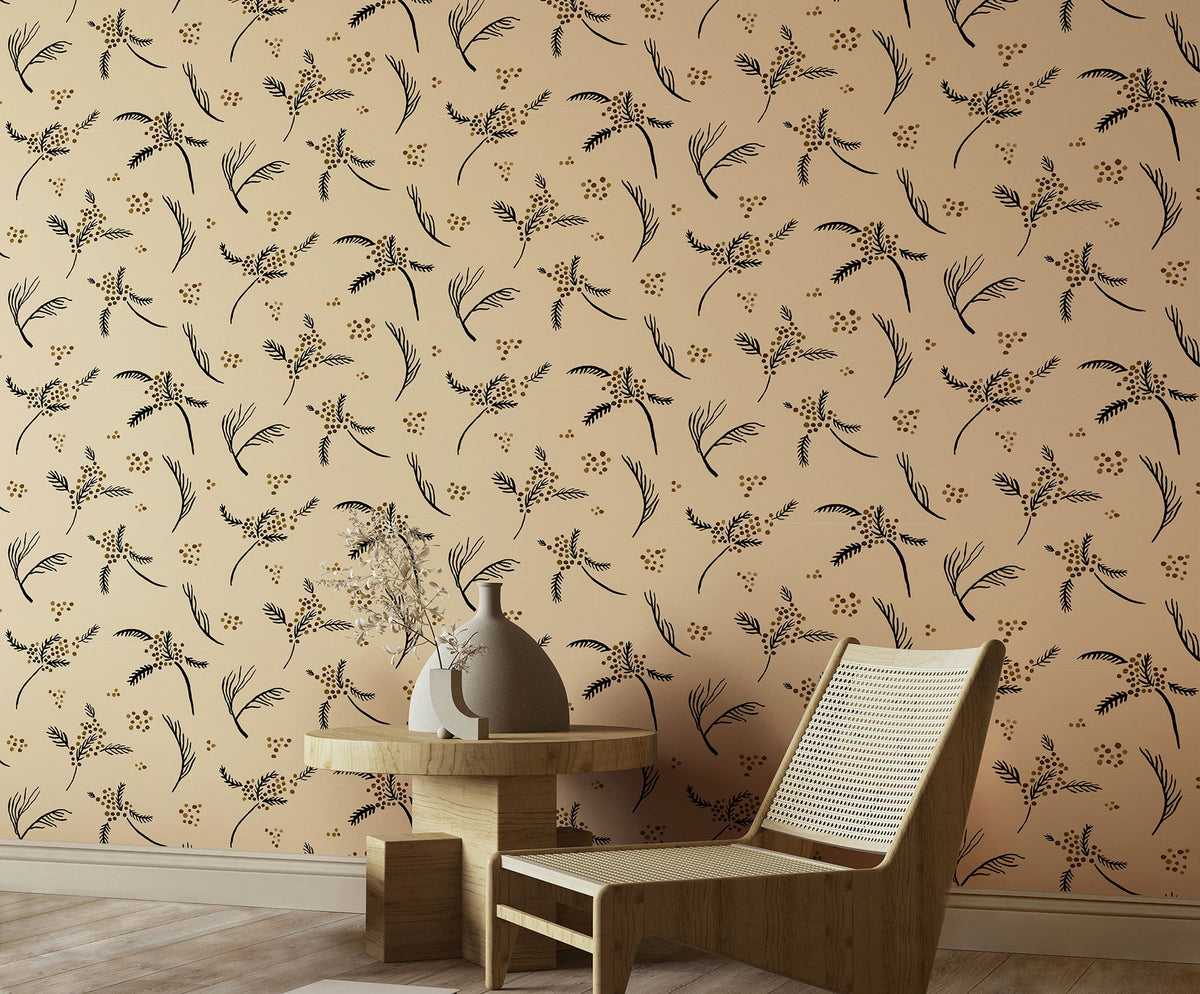 AN4604-1 Algaida Beige Ania Wallpaper by Tres Tintas
