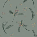 Algaida Turquoise Ania Wallpaper by Tres Tintas