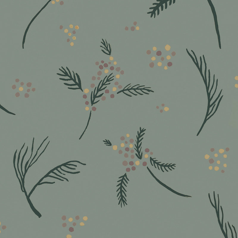 Algaida Turquoise Ania Wallpaper by Tres Tintas