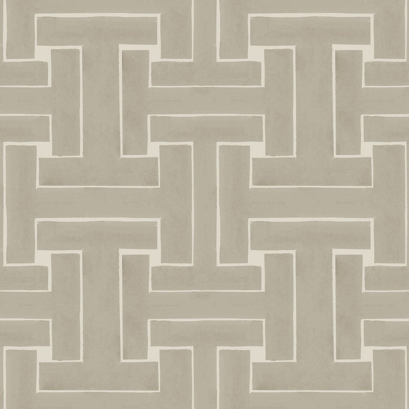 Ensemble Beige Ania Wallpaper by Tres Tintas