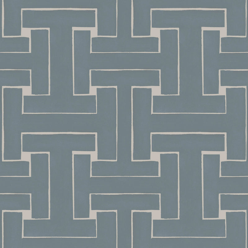 Ensemble Light Blue Ania Wallpaper by Tres Tintas