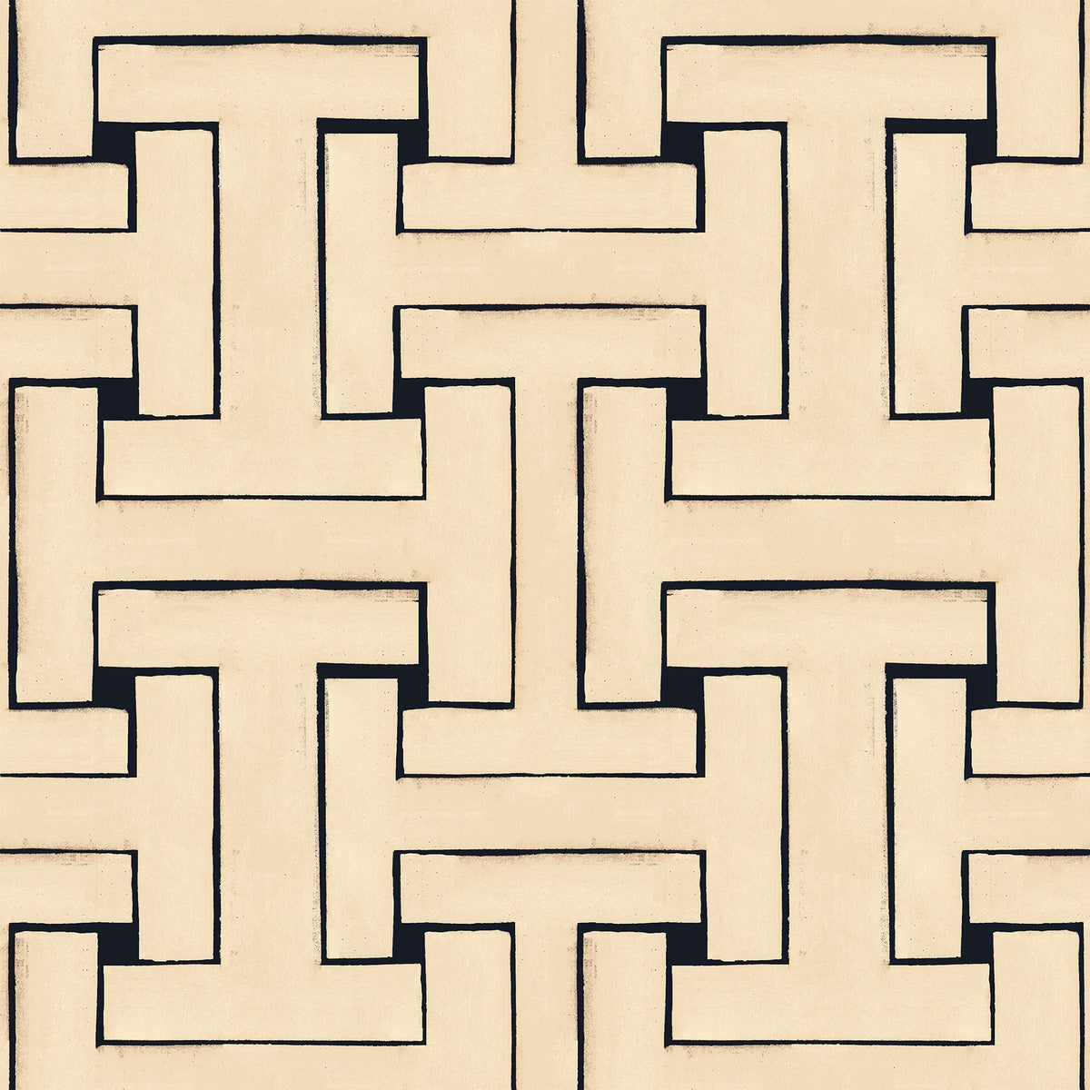 AN4605-5 Ensemble White and Black Ania Wallpaper by Tres Tintas