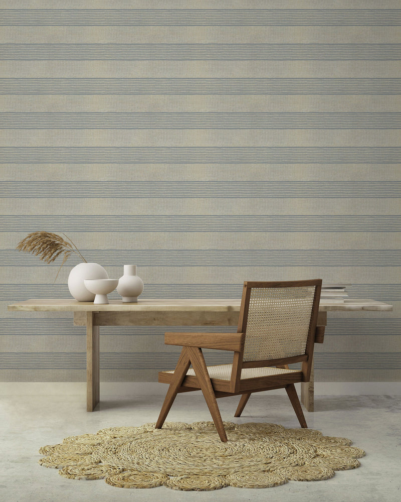 Raso Light Blue Ania Wallpaper by Tres Tintas