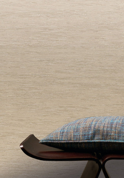 Tatami Marron Le Jacquard Wallpaper by Casamance