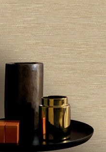Tatami Beige Moyen Le Jacquard Wallpaper by Casamance