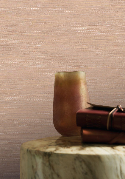 Tatami Rose Poudre Le Jacquard Wallpaper by Casamance