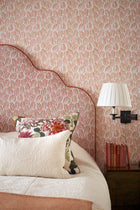 Armatures Feuilles wallpaper by Christopher Farr Cloth in a room setting