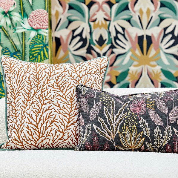 121001 Atoll Bronze Sailcloth Fabric by Harlequin