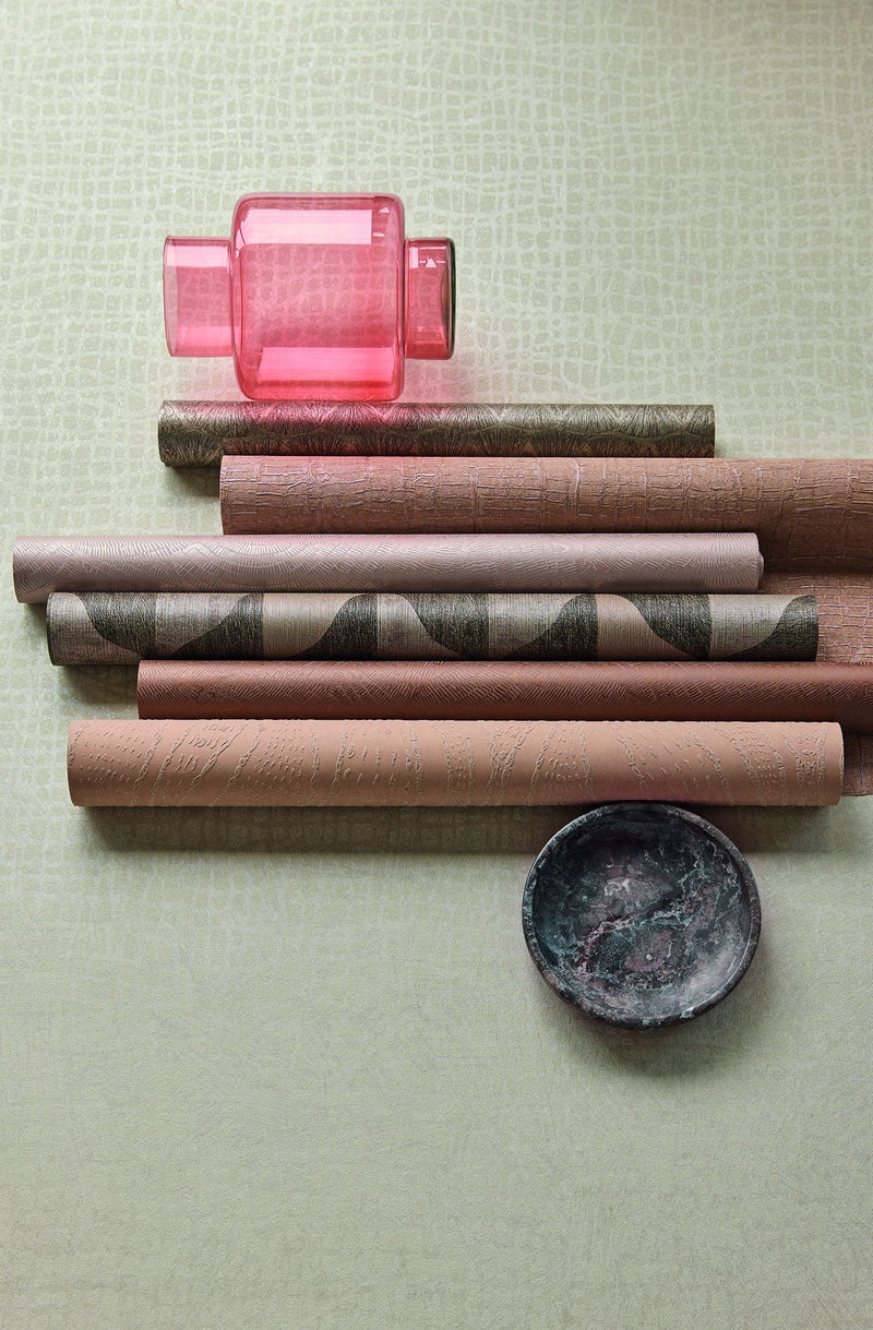 340324 Carve Brown Wallpaper by Eijffinger