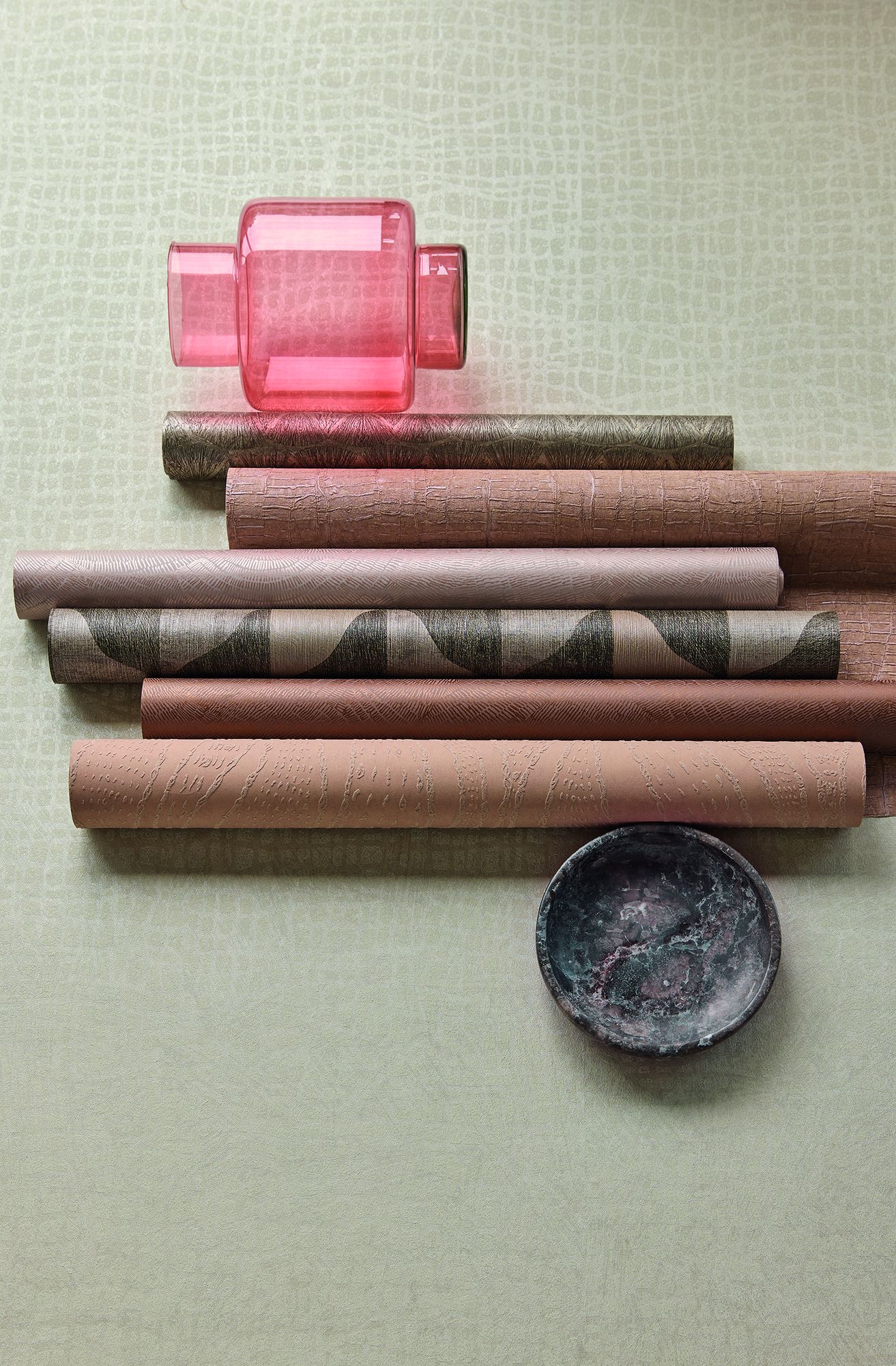 340362 Shimmer Terracotta Wallpaper by Eijffinger