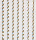 Beanstalk Stripe Mushroom / Coast Blue Pomona Fabric by Scion
