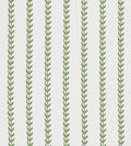 Beanstalk Stripe Sage / Dusk Pink Pomona Fabric by Scion