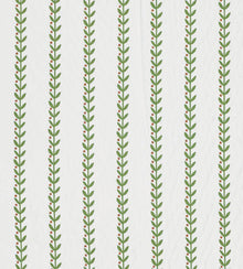 NPOF134843 Beanstalk Stripe Sage / Dusk Pink Pomona Fabric by Scion