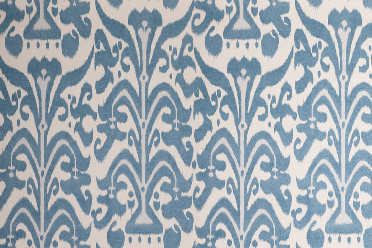 Belfour Cobalt Wallpaper by Christopher Farr Cloth