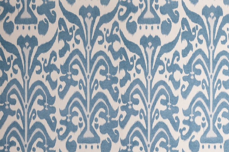 Belfour Cobalt Wallpaper by Christopher Farr Cloth