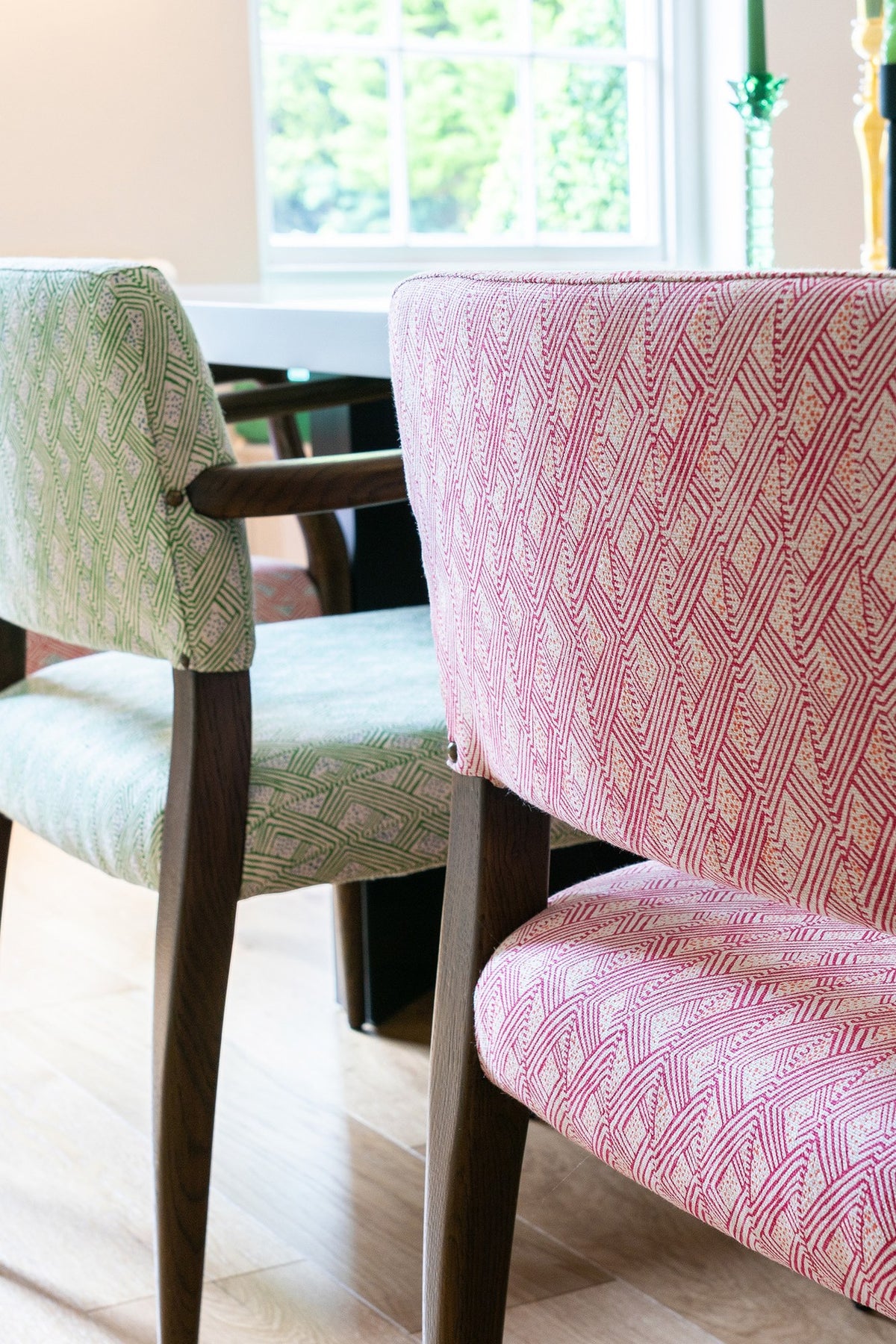 Belge fabric by Christopher Farr Cloth, shown in situ