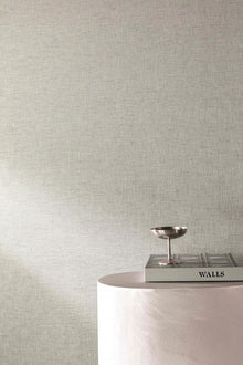 BLONE701 Flax White Wallpaper by Masureel
