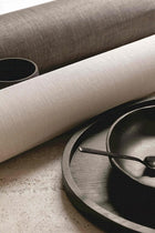 BLONE703 Flax Linen Wallpaper by Masureel