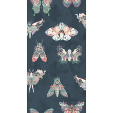 BMCF003/02B Butterfly Effect Navy Wallpaper by Brand McKenzie