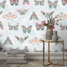 BMCF003/02D Butterfly Effect Pink Multi Wallpaper by Brand McKenzie