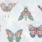 BMCF003/02D Butterfly Effect Pink Multi Wallpaper by Brand McKenzie