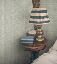 BW45144.2 Chimneys Old Blue Royal Court Wallpaper by GP&J Baker
