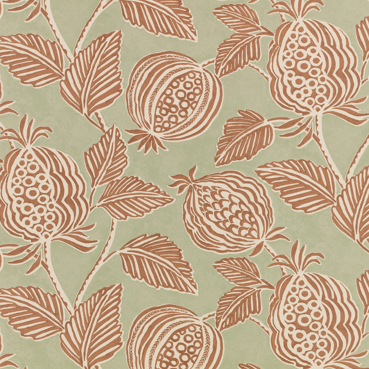 Averly Pigment Watermint Averly Wallcoverings Wallpaper by Romo