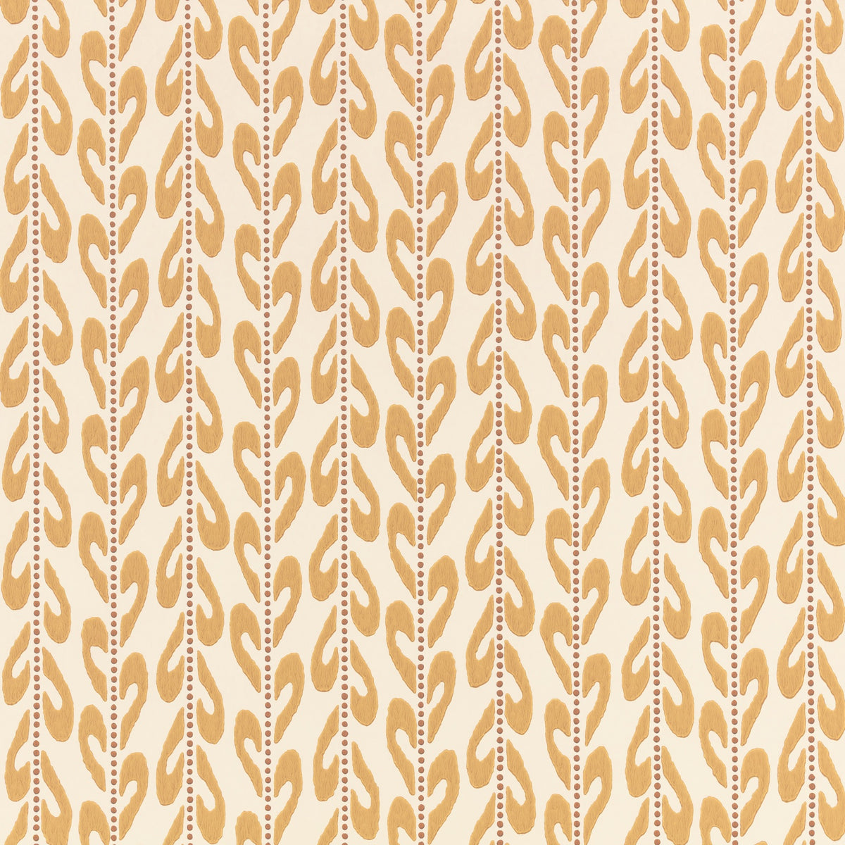 Alden Ochre Averly Wallcoverings Wallpaper by Romo