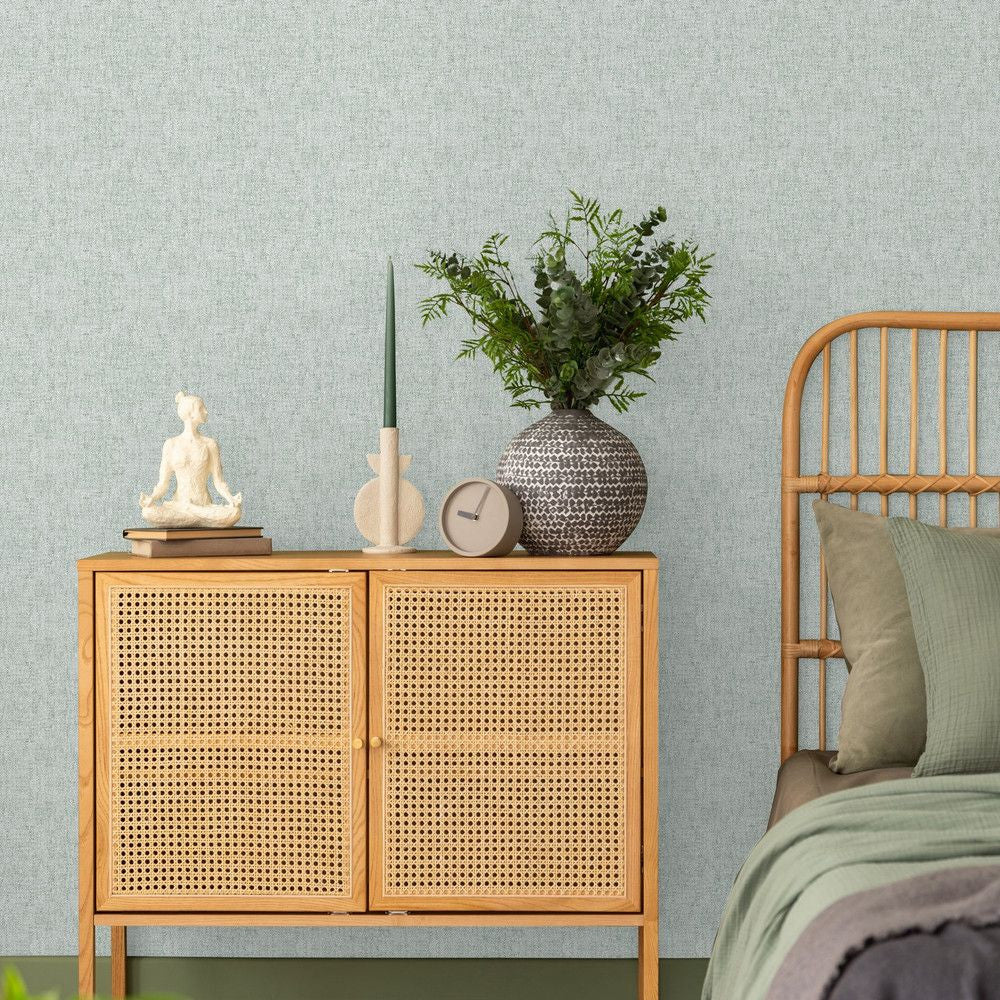 128169 Caress Texture Green Superfresco Wallpaper