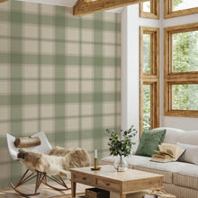 7159  GB7159 Carmella Check Green Wallpaper by Belgravia